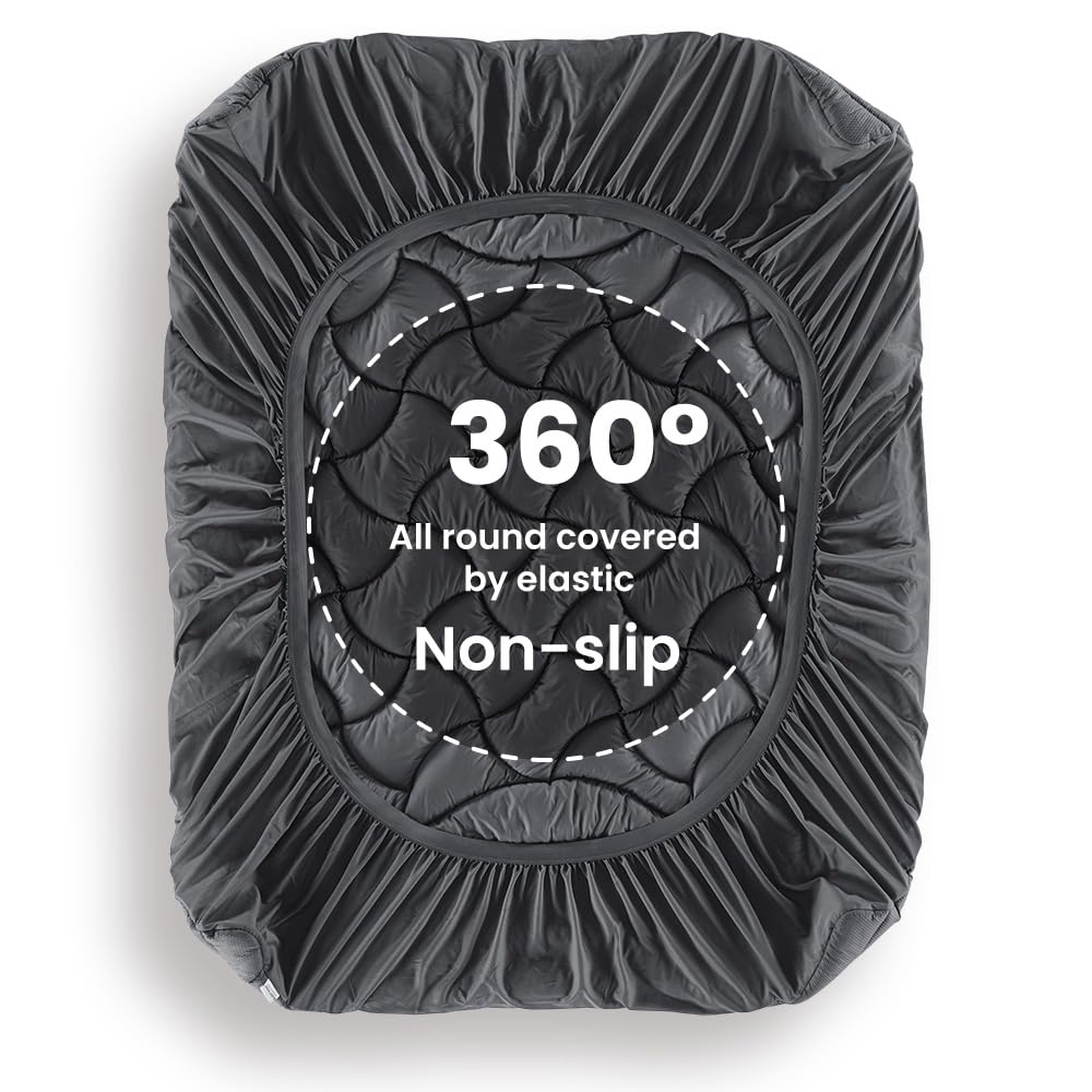 Sleep Zone King Topper Oeko-Tex certified for safer materials.