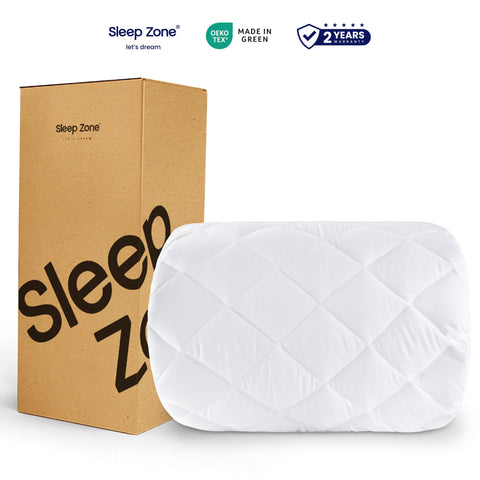 Sleep Zone OEKO-TEX certified lining indicating safer materials.