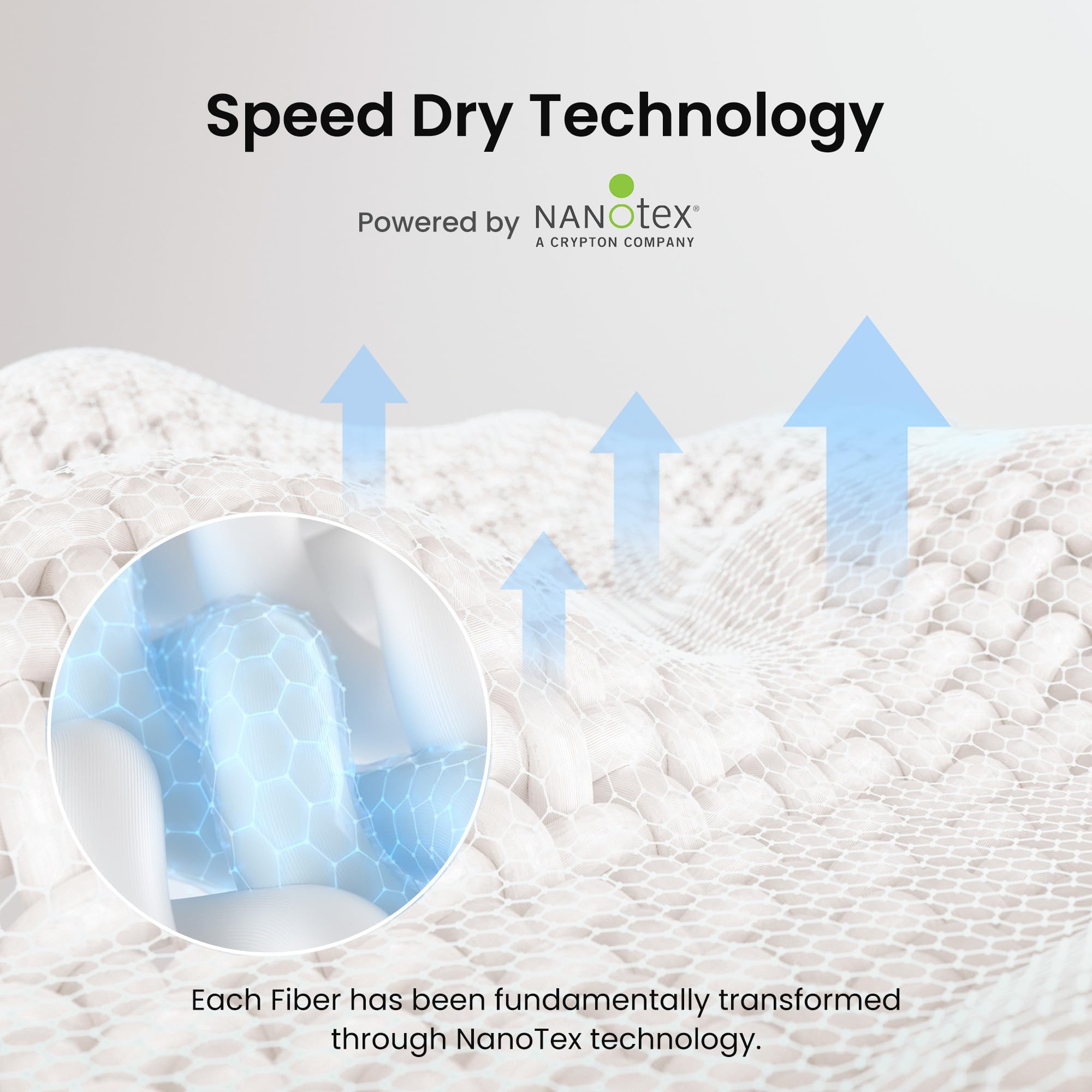 Sleep Zone Queen pillowcases in Flint Blue reduce night friction