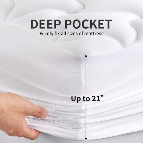SLEEP ZONE ultra-soft microfiber surface creates plush nightly comfort