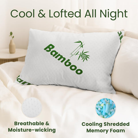 Sleepavo cooling pillow cover with breathable fabric for dry, comfy nights