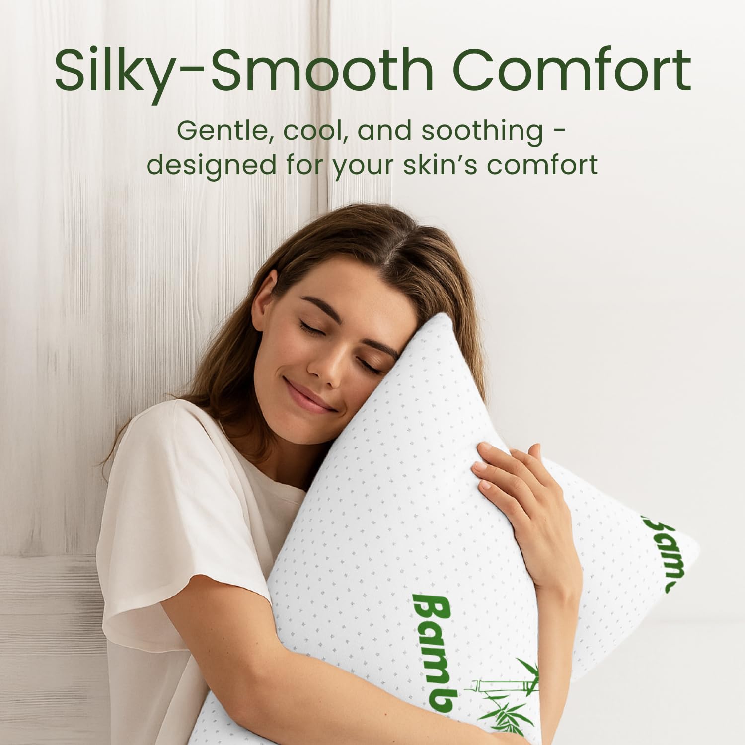 Sleepavo-memory-foam-pillow-non-flat indicates pillows maintain shape and loft.