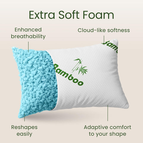 Sleepavo-pillow-breathable-cover shows a breathable cover for a drier, more comfortable pillow.