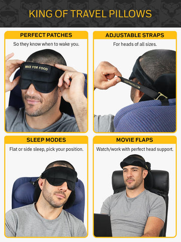 Sleeper Hold light-blocking design helps reduce light exposure for better rest