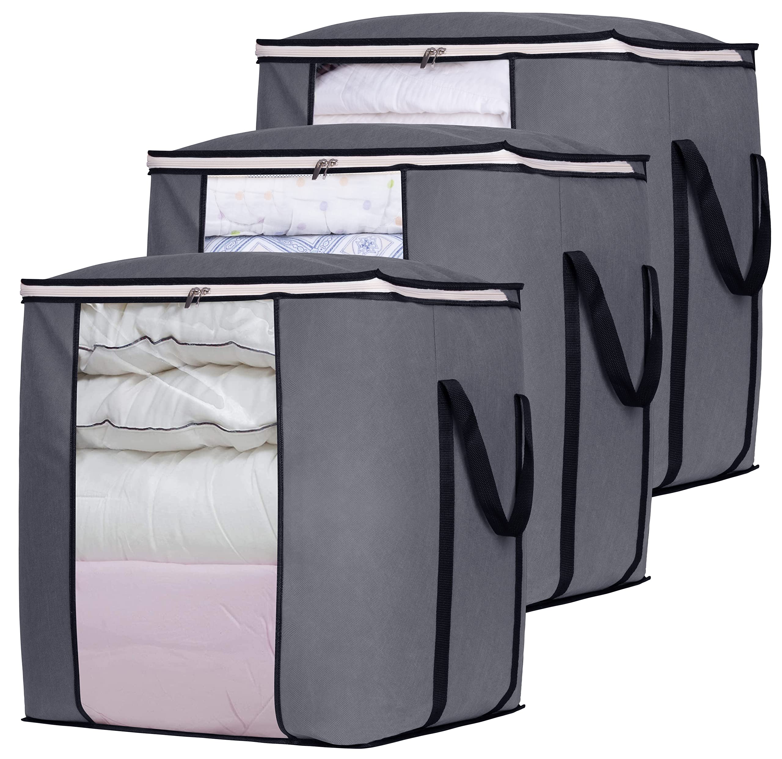Sleeping Lamb 120L bag front view shows roomy bedding storage