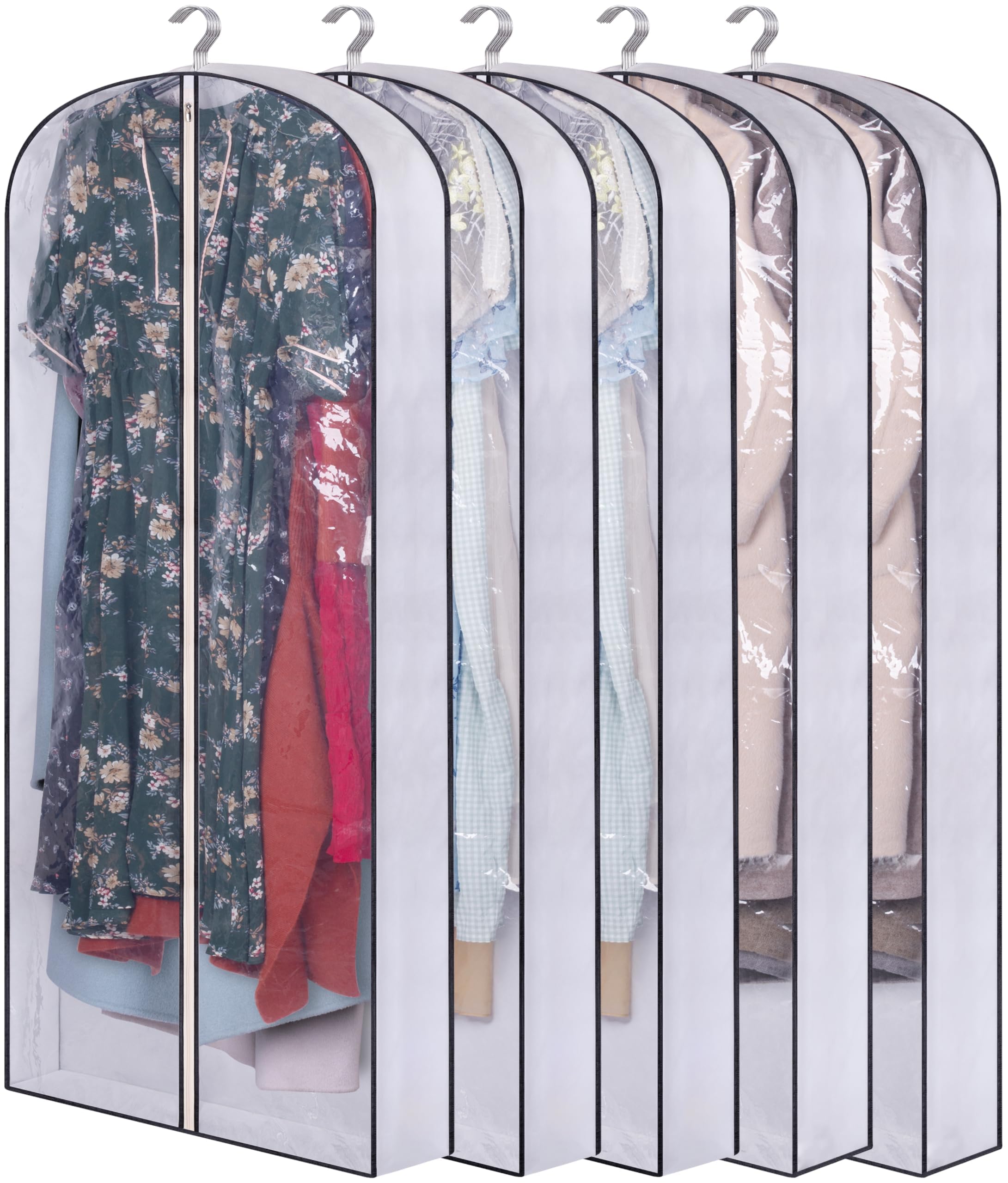 Sleeping Lamb 60-inch hanging garment bag for organized closet storage.