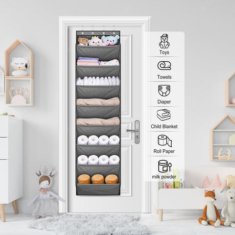 SLEEPING LAMB multipurpose door organizer ideal for bathrooms and laundry