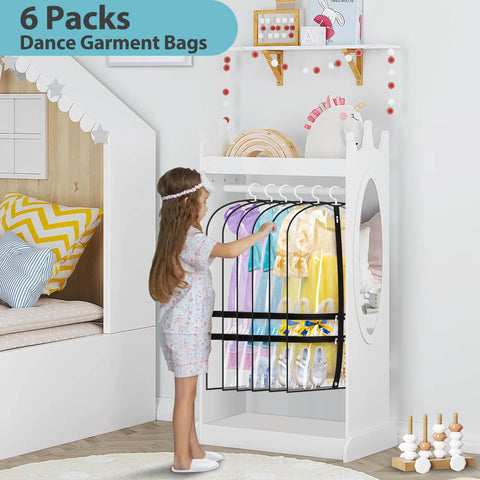 Sleeping Lamb organizer holds shoes, hairpieces, and jewelry