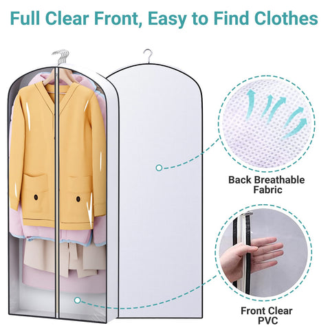 Sleeping Lamb space-saving garment bag reduces closet clutter.