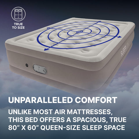Internal coil beams on the SLEEPLUX Dream provide stable support