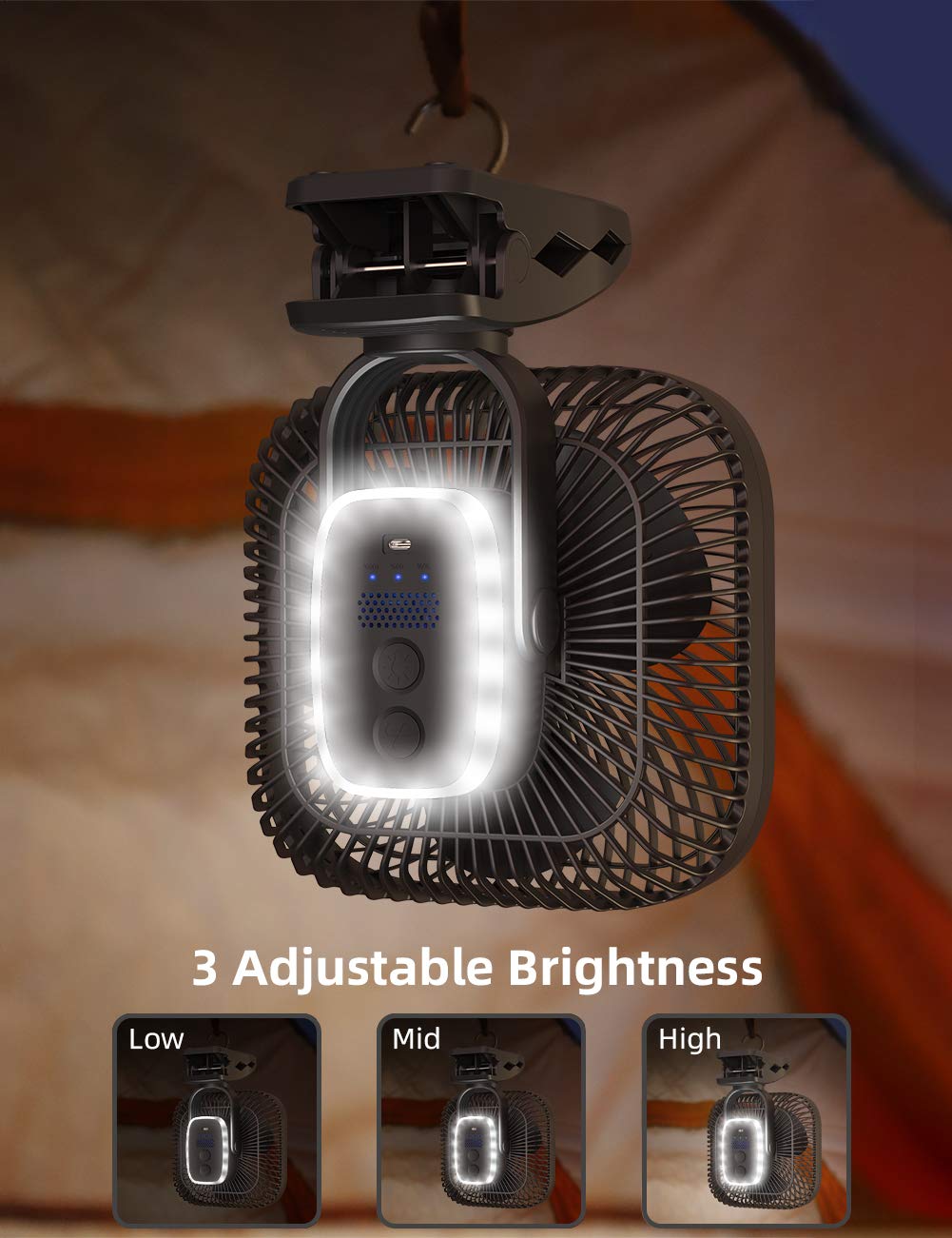 Slenpet fan showing 360-degree rotation for complete airflow.
