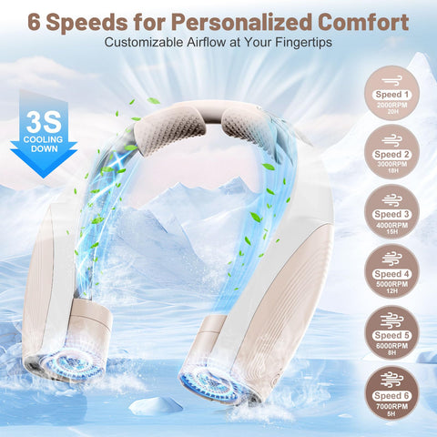 Slientspin 360-degree wind for all-around cooling in any direction.