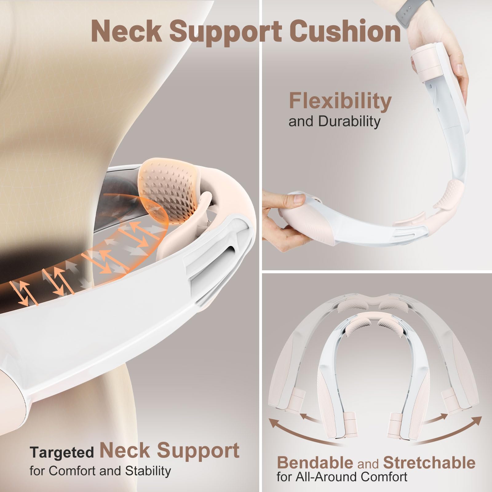 Slientspin ergonomic neck protector offering comfortable all-day wear.