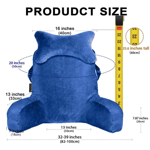 SLIGUY pillow with arm support for comfortable TV watching.
