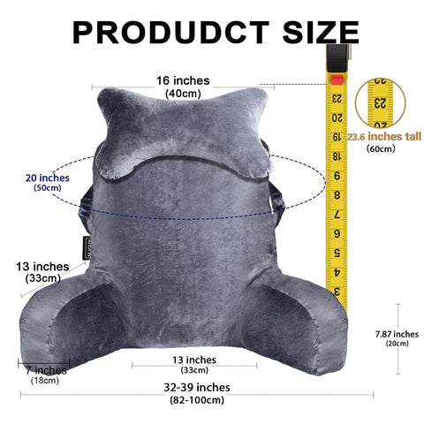 SLIGUY Reading Pillow arm-support keeps you supported while lounging, gaming, or watching TV.