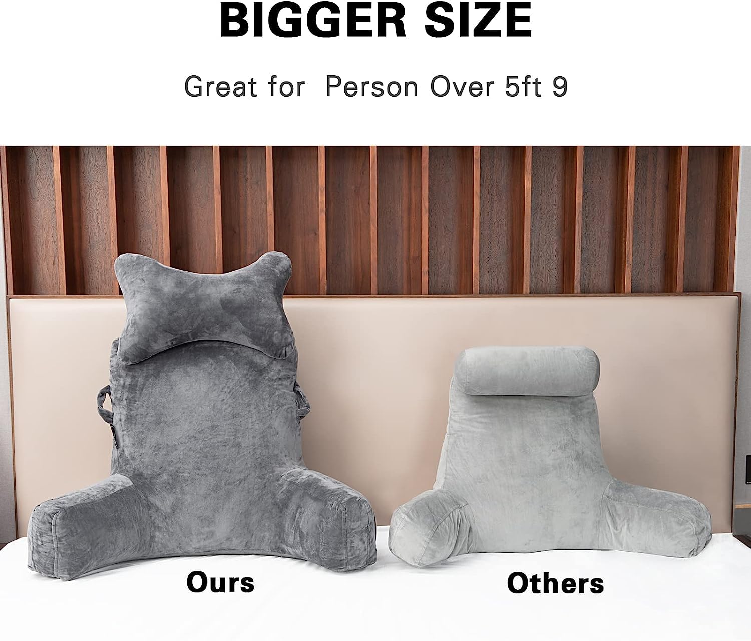 SLIGUY Reading Pillow extended arm support for relaxed lounging