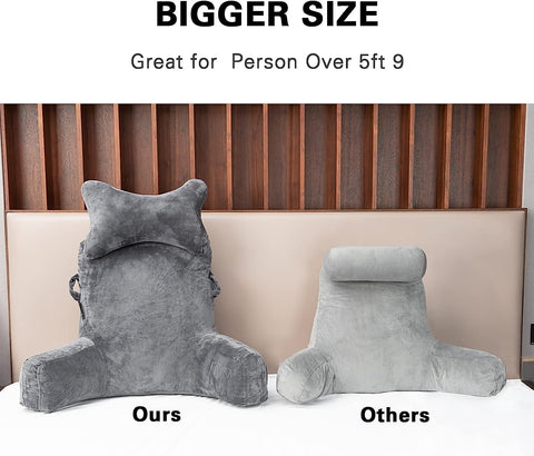 SLIGUY Reading Pillow extended arm support for relaxed lounging