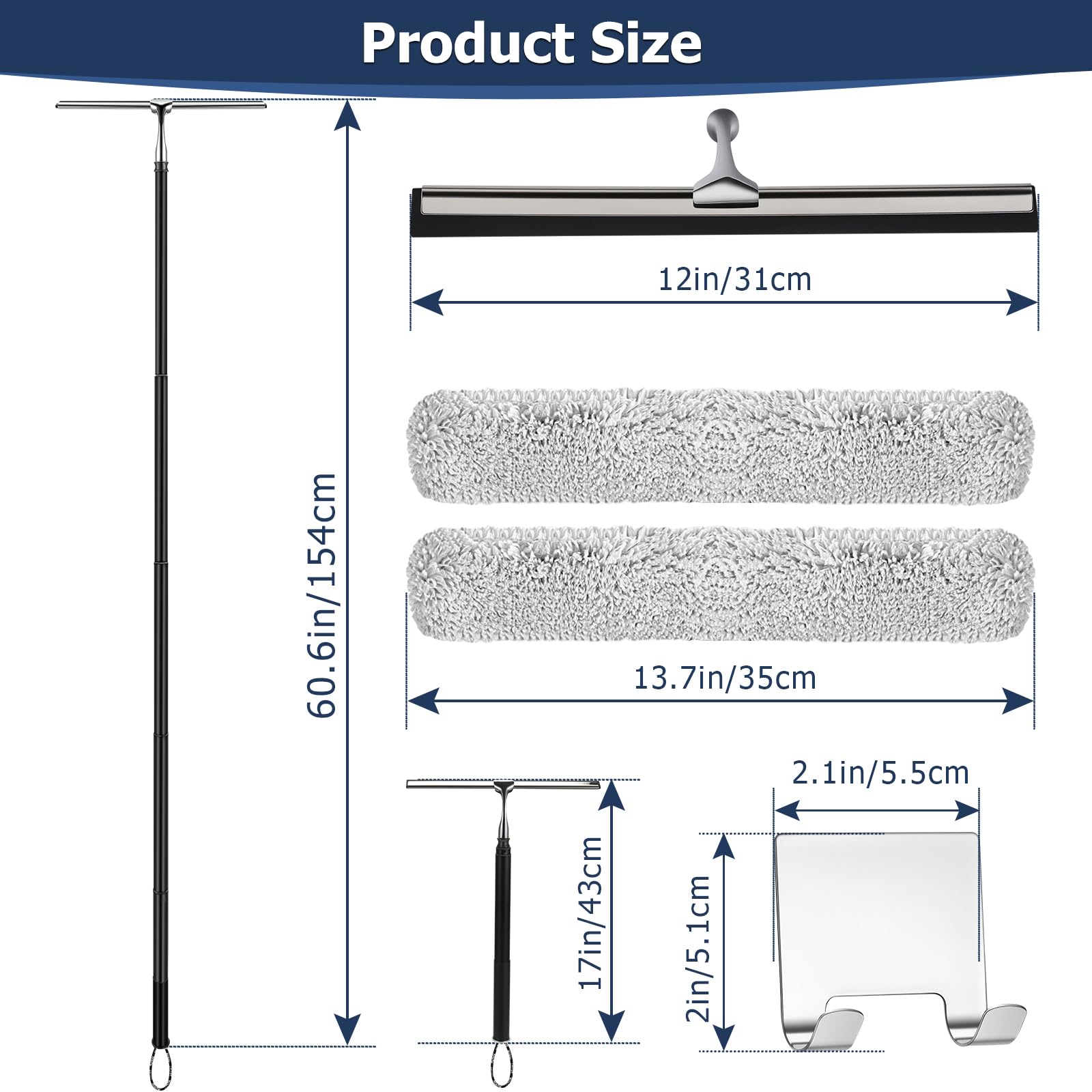SLIIMU collapsible pole stores neatly without drilling