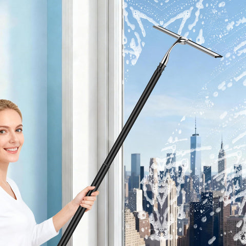 SLIIMU long-handle design reduces strain while reaching distant surfaces