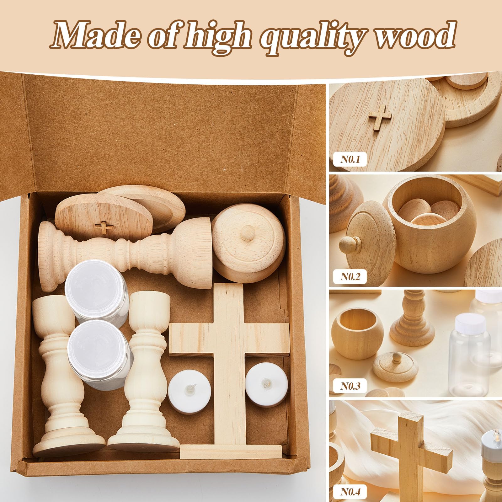 Sliner Mass Kit candle holders—stable bases for safe display and play.