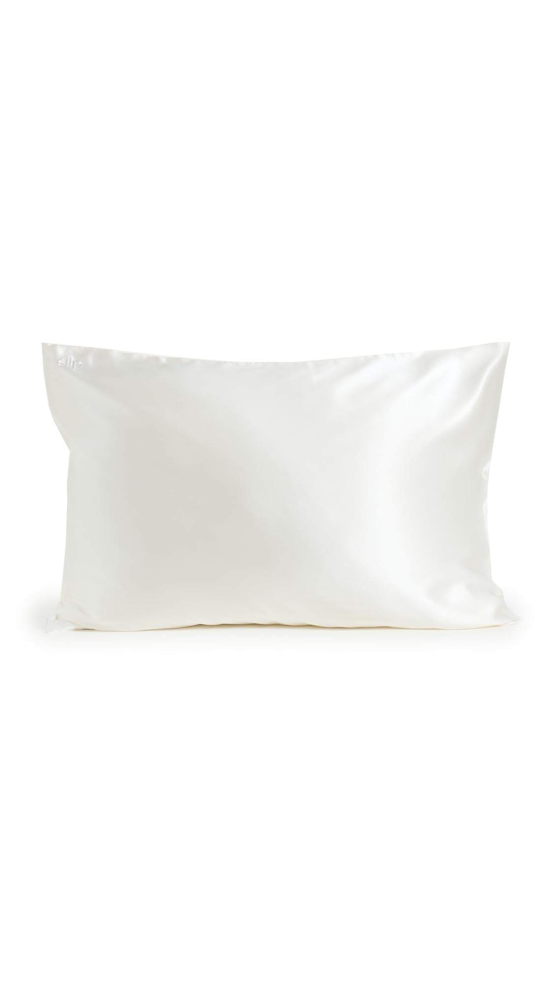 Invisible zipper detail on Slip Original Queen silk pillowcase