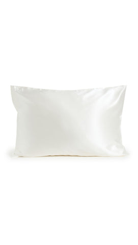 Invisible zipper detail on Slip Original Queen silk pillowcase