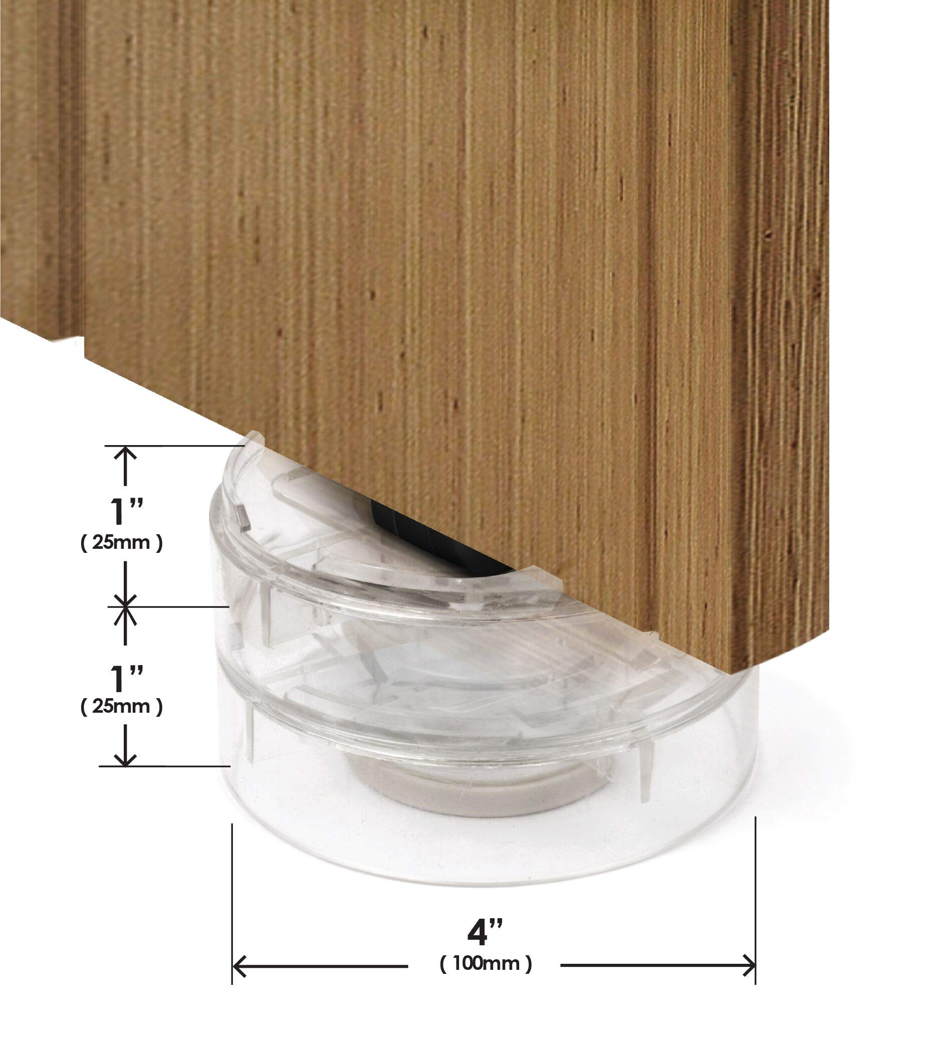 Slipstick Stack-Its stacked setup demonstrates a 3-inch lift with interlocking design