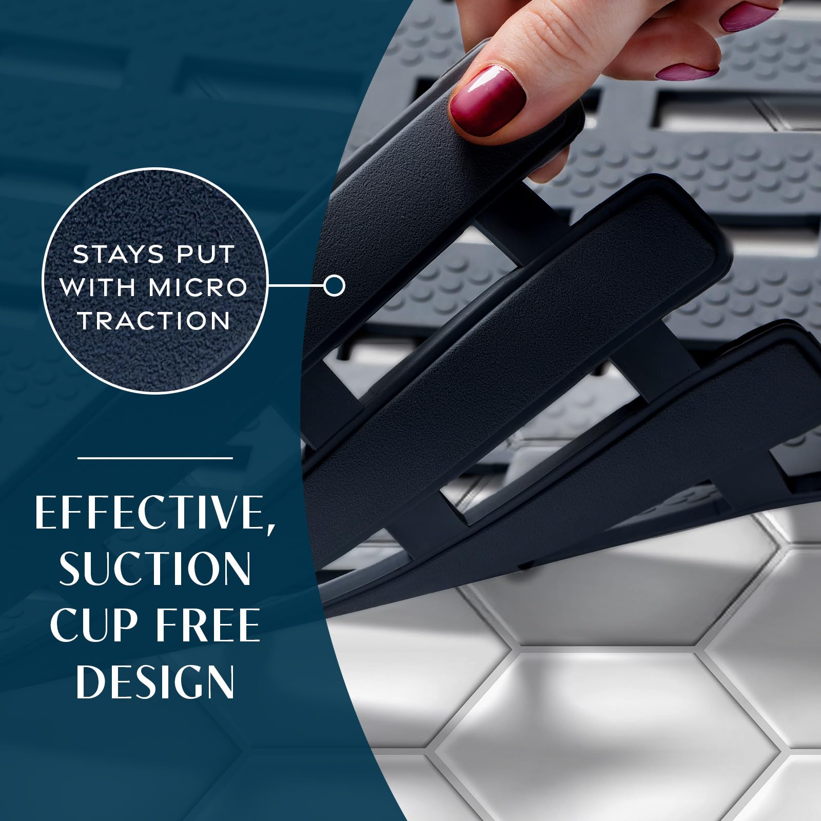 SlipX Solutions Comfort Nubs provide a comfy anti-slip surface.