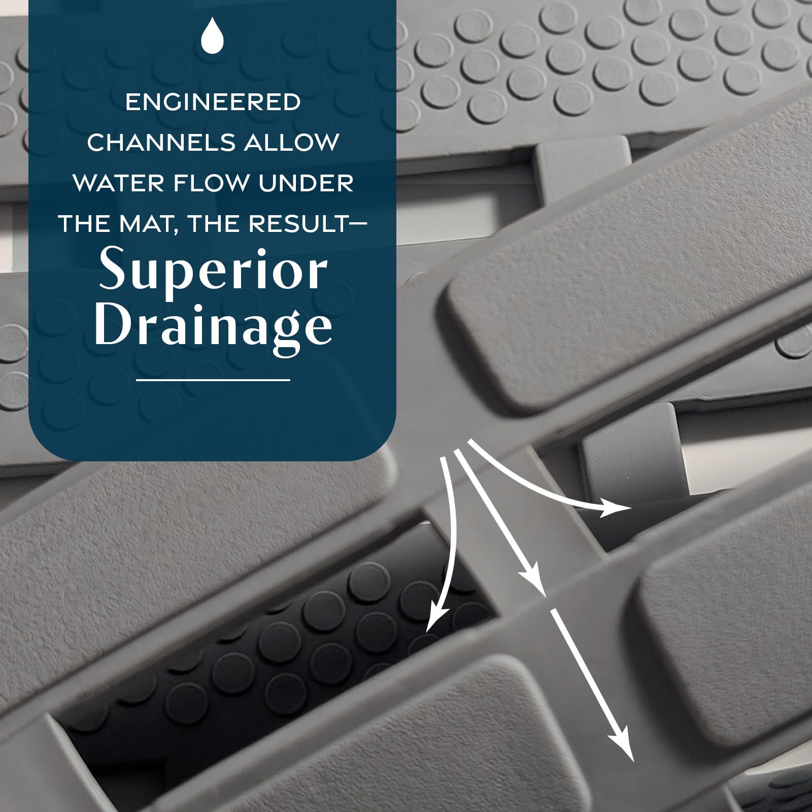 SlipX Solutions 100 percent TPE material is soft yet durable for daily use.