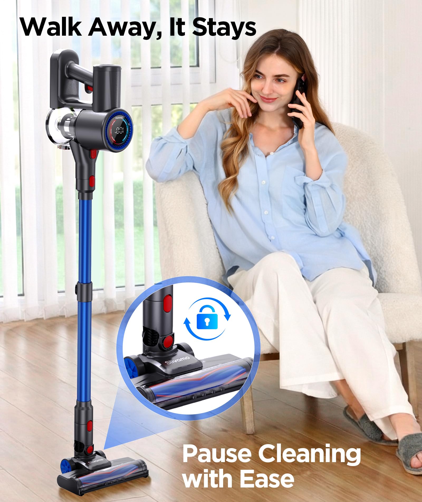 Slivamo S10 six-layer filtration traps fine dust particles.
