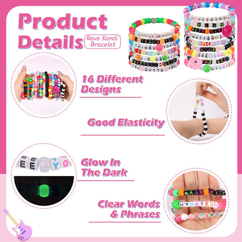 SMAODSGN friendship bracelets ideal for sharing and trading at events