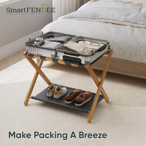 Smart FENDEE easy assembly visuals highlight user-friendly setup.