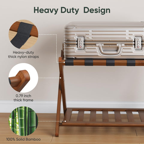 Smart FENDEE rack folded flat for compact under-bed storage.