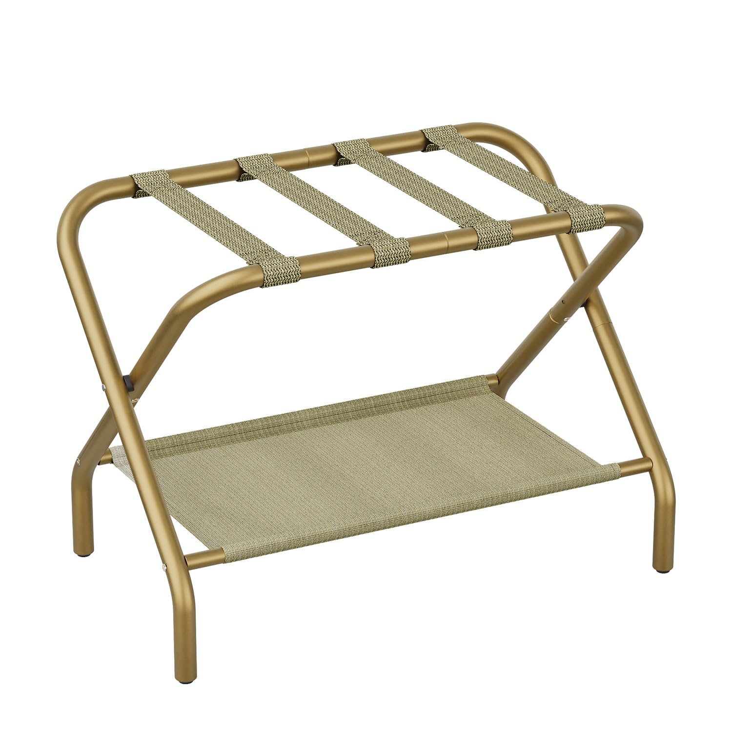 Smart FENDEE luggage rack top view showing elevated surface for easy packing