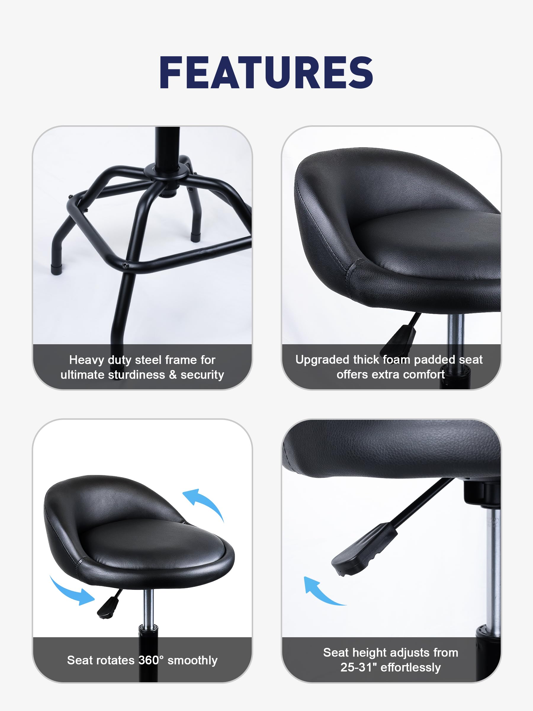 SMART JERRY matte black steel frame emphasizes durability and heavy-duty performance.
