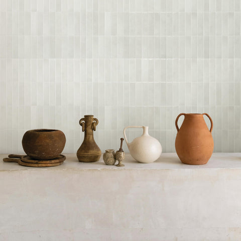 Smart Tiles heat resistant backsplash near stove area detail