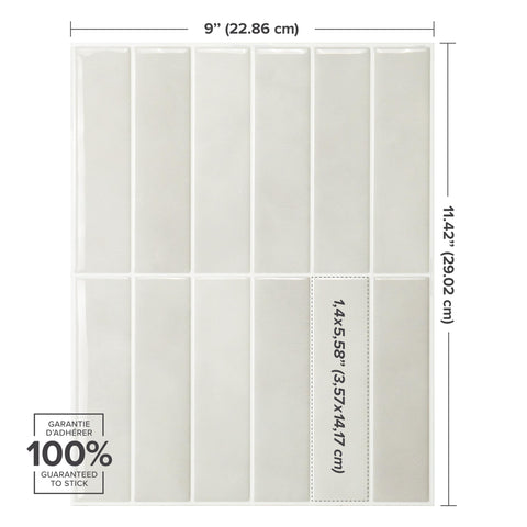 Smart Tiles backsplash in humid bathroom highlighting moisture resistance