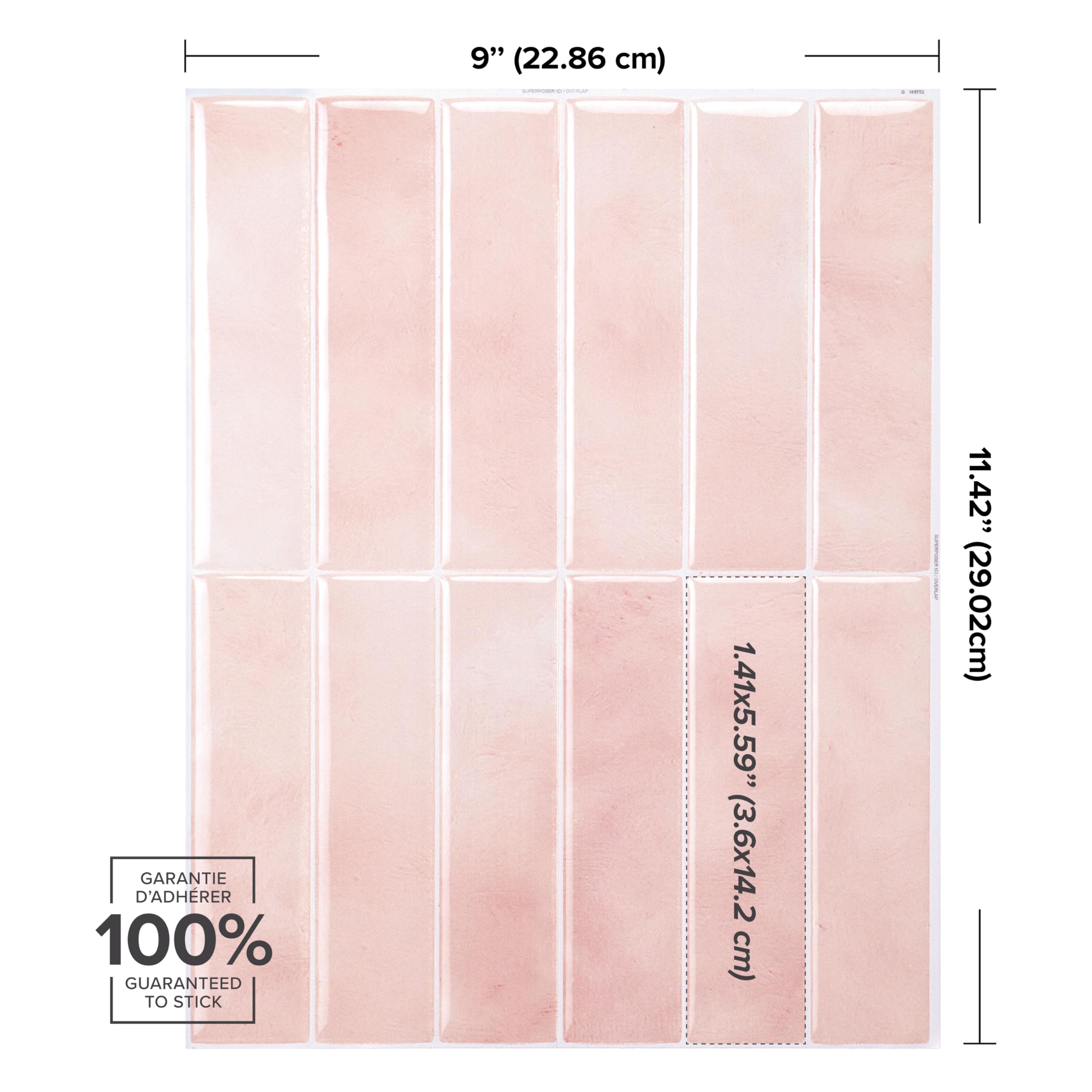Smart Tiles kitchen backsplash installation with clear instructions