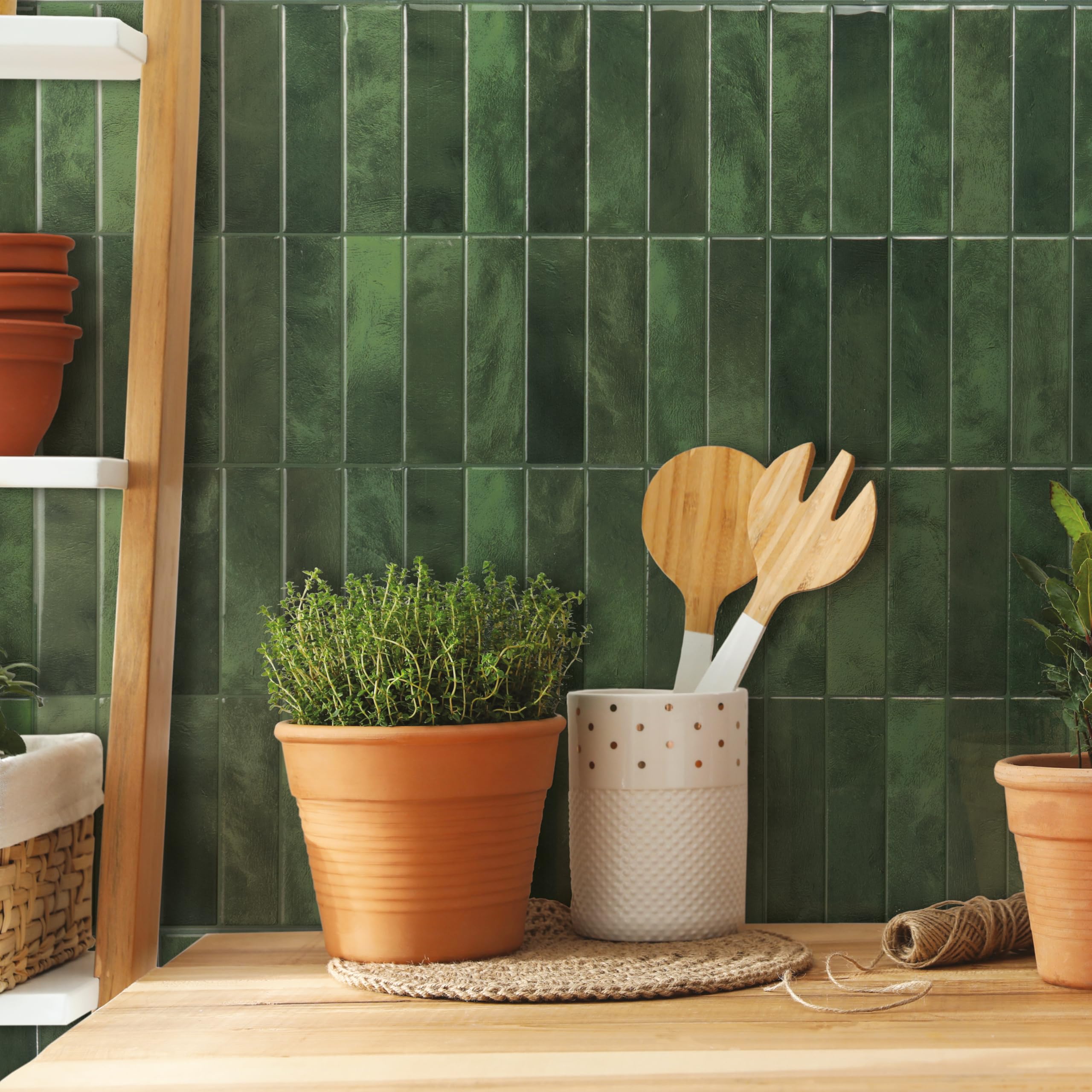 PVC-free, low-VOC packaging from Smart Tiles Sefrou Green