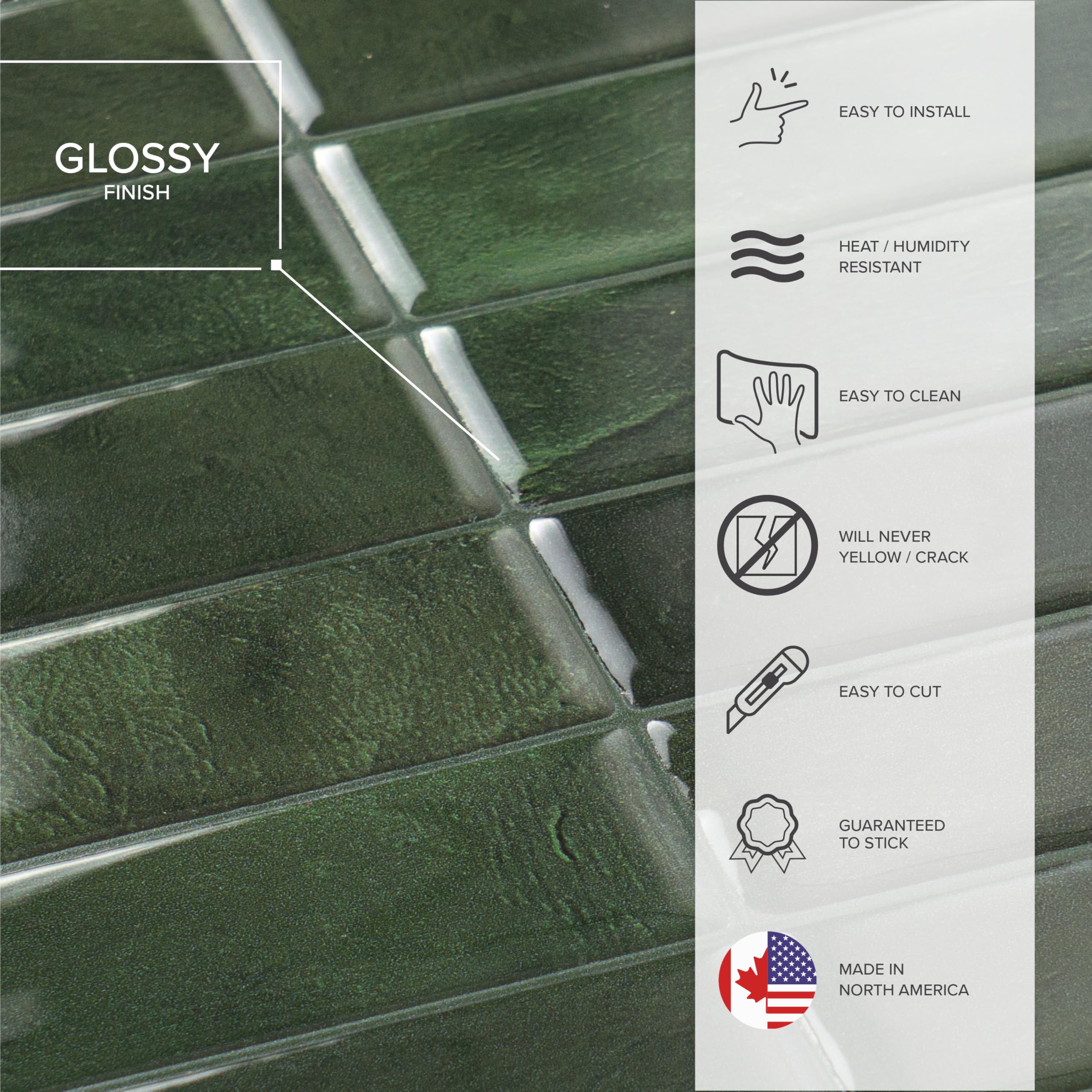 Water-resistant design of Smart Tiles Sefrou Green for humid spaces