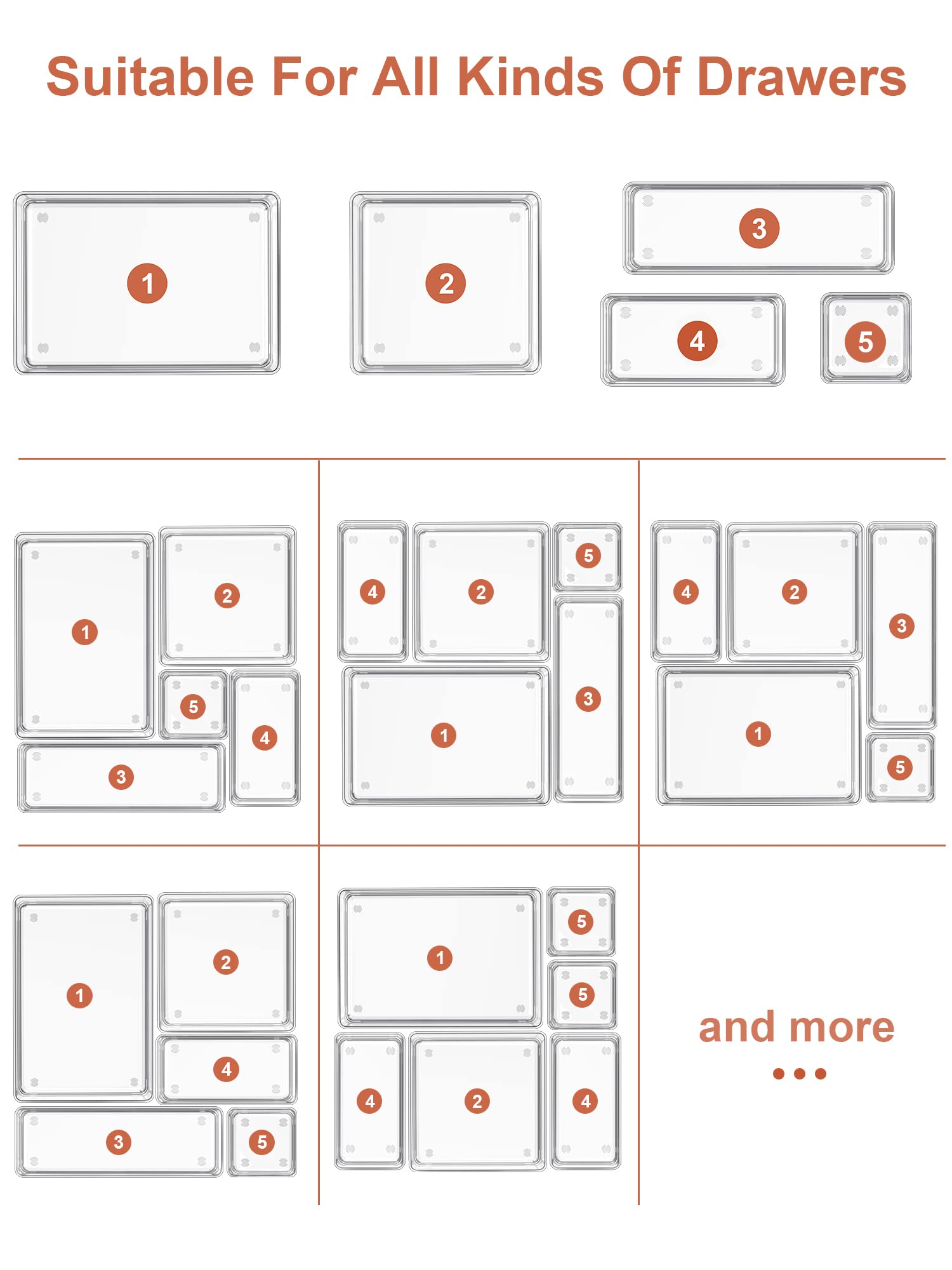 SMARTAKE clear design offers quick visibility and time savings.