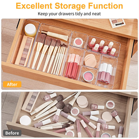 SMARTAKE clear design lets you see contents at a glance for faster finds.