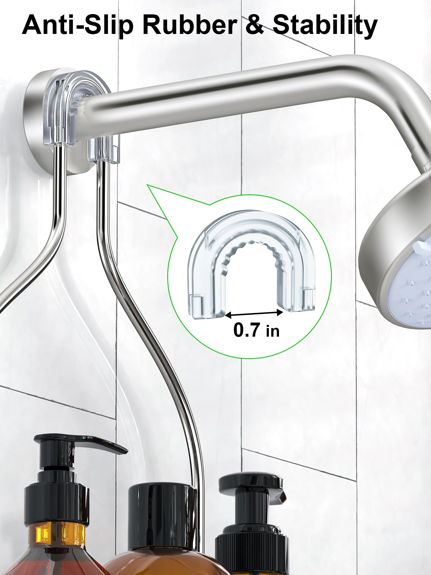 SMARTAKE tool-free installation over shower head