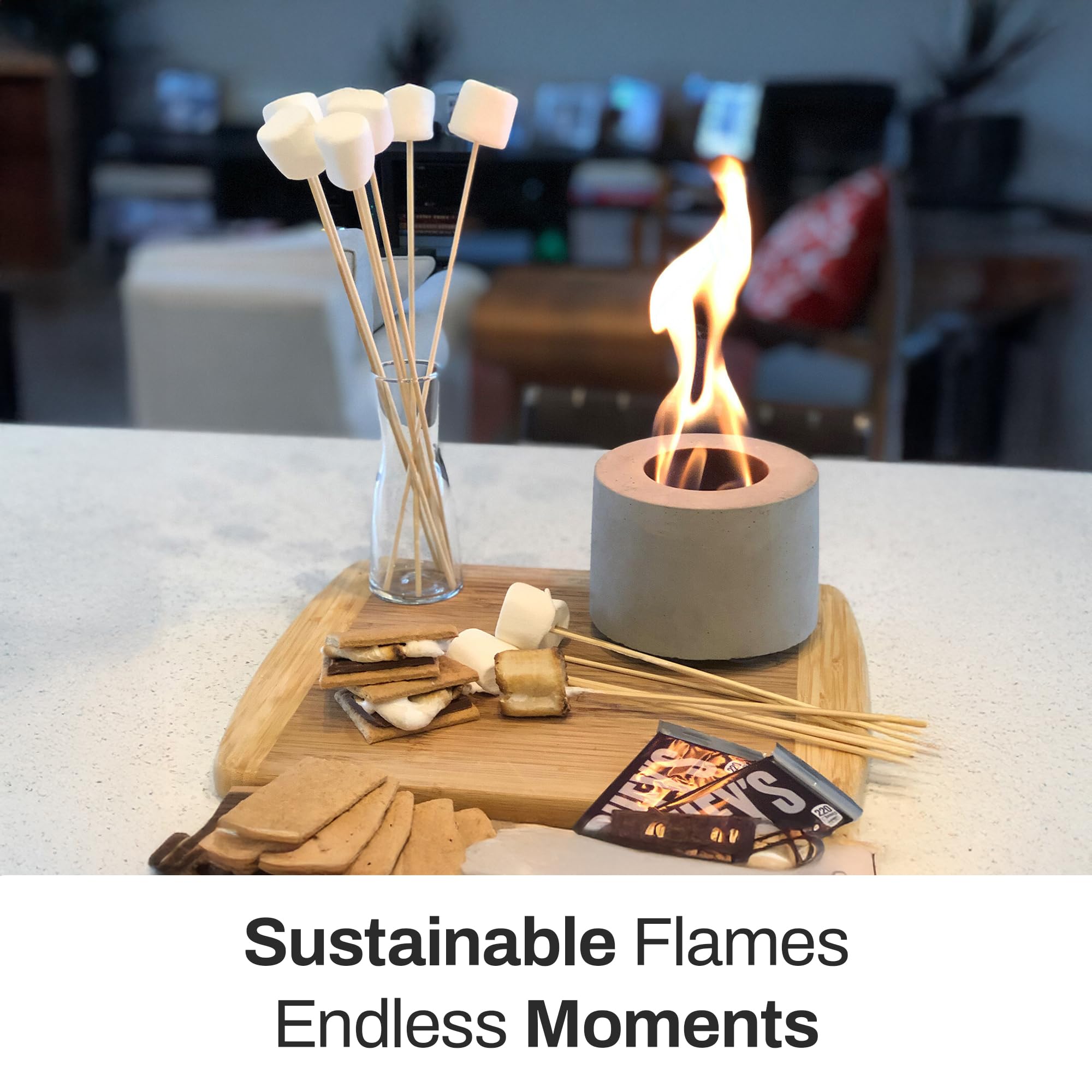 SMART FUEL ETHANOL US-made bioethanol bottle featuring bitterant label for safety.