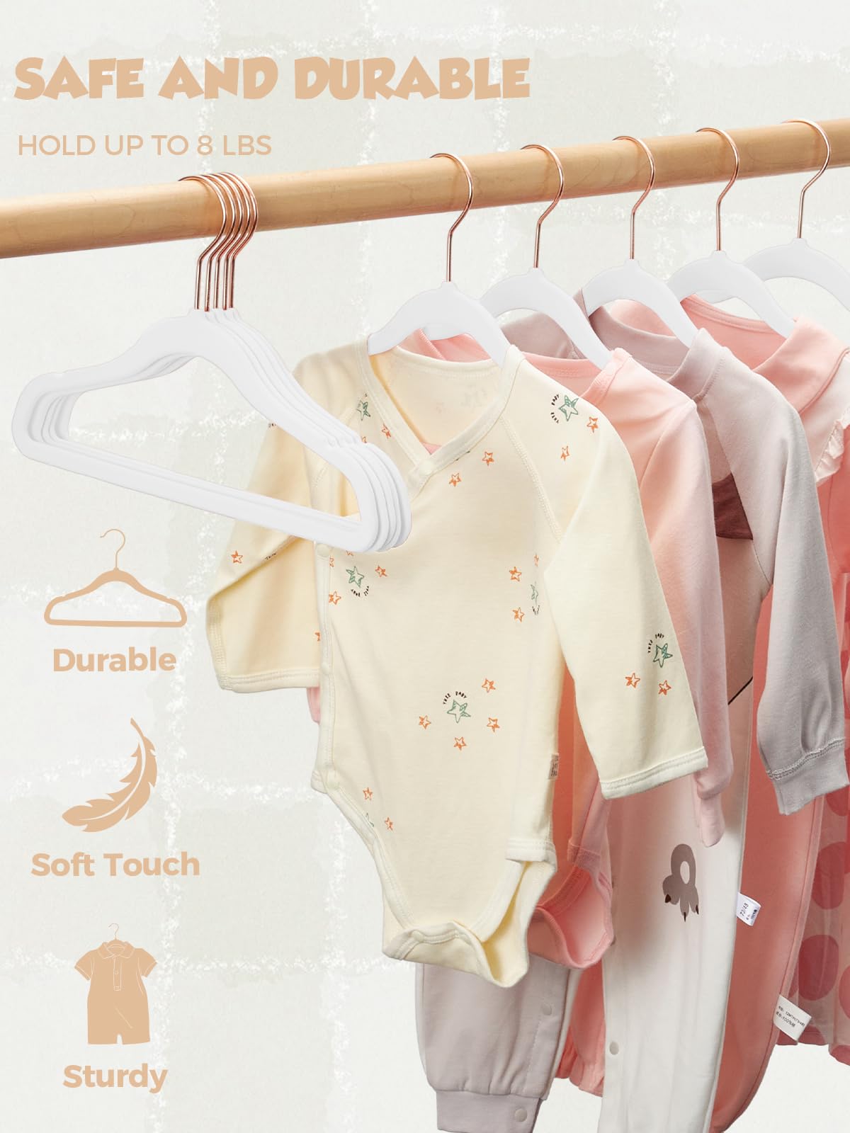 Smartor 50 pack helps color code and simplify closet organization.