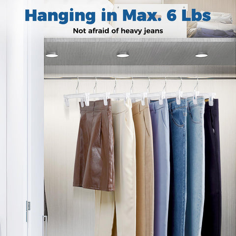 Smartor 30-pack closet organizer in crisp white.