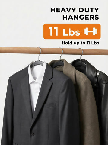 Smartor sweater hanger with shoulder notches prevents slips