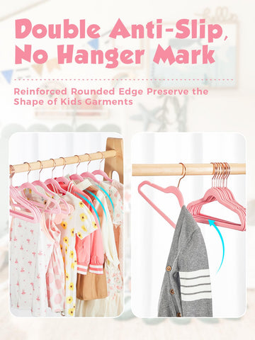 Smartor Hangers with Rose Gold Hook offer 360° swivel for easy sorting.