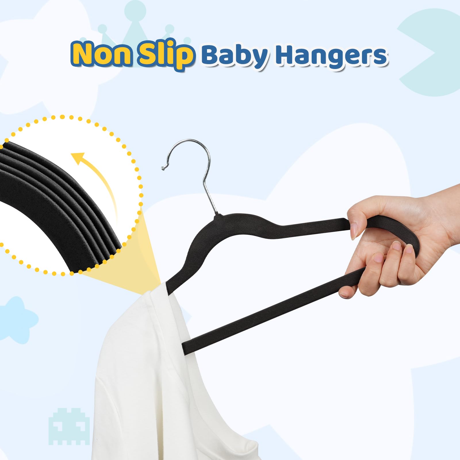 Smartor Premium 360° swivel hook eases access to outfits.
