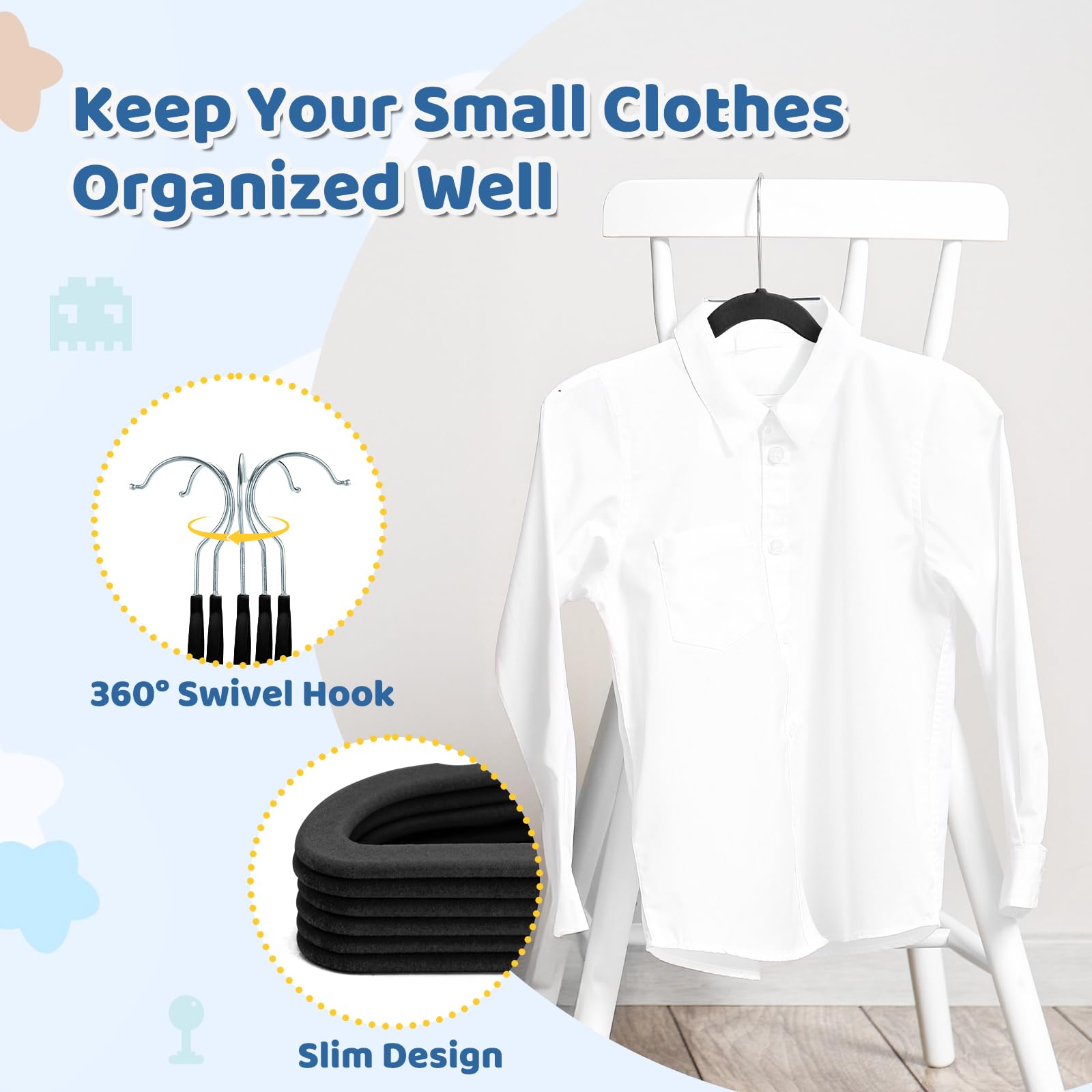 Smartor Premium versatile hangers cover tops, outerwear, trousers, and formal wear.